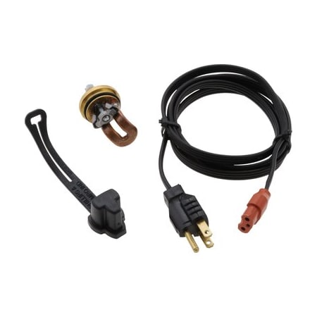 Zerostart Engine Heater - 400W 120V, 30Mm Plug, Brass Adapter Ford, Perkins 3100010